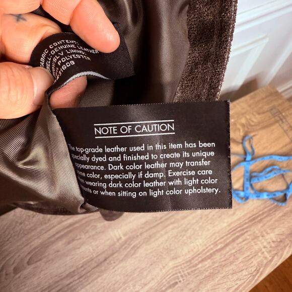 Jos A Bank Executive Collection Mens XXL Brown Suede Leather Jacket - Picture 4 of 8